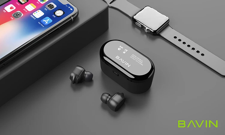 Mini Wireless Earphones Waterproof Bluetooth Earbuds with Built-in Mic for Smart Phones - ANKUX.COM