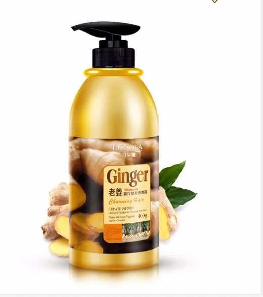 

Natural Herbal Ginger Shampoo and Conditional Anti Hair Loss and Hair Growth Fast For Oil Control Hair Care