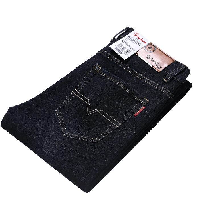 

Spring 2020 Factory Wholesale High Quality New Youth Elastic Slim Straight Fashion Business Pants Mans Jeans, Blue,black