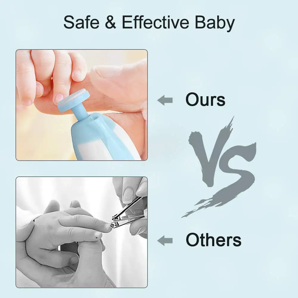 Drop shipping agent Electric Newborn Child 4 Speed Nail Care Nail Trimmer Drills Polisher Scissors