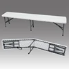 6 FT hot selling portable white folding picnic camping dining bench