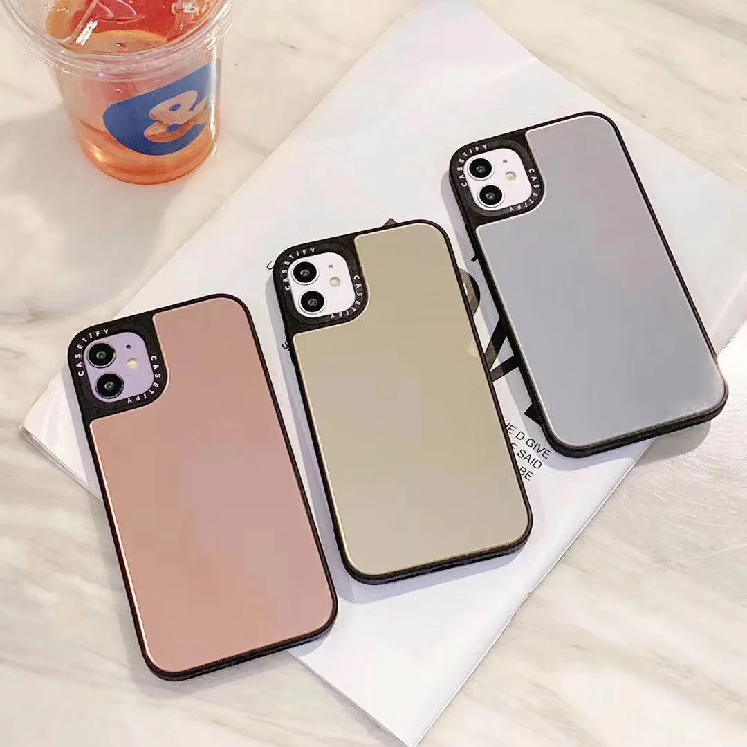 

Wholesale price designer shockproof fashion mirror phone case for selfie