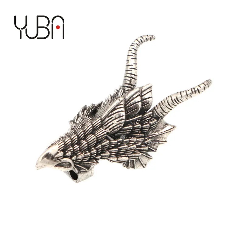 

Fashion  copper beads dragon heads metal Scattered beads bangle accessories charm necklace bracelet for Jewelry making