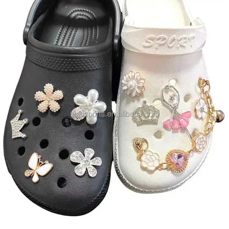 

Customizable Bling Shoe metal luxury Shoes Charms DIY Shoe accessories, Picture