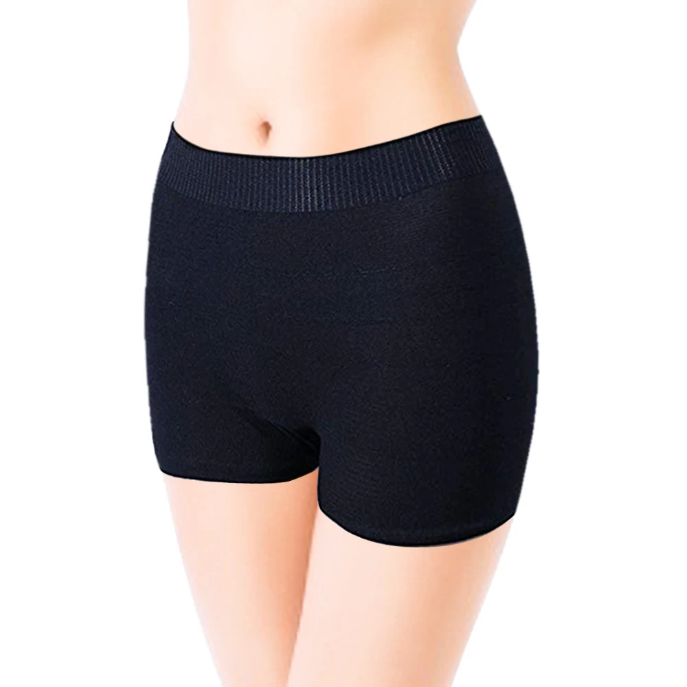 

High Waist Boxer Shorts Seamless Disposable Female Panties For Postpartum Spa Underwear Spandex