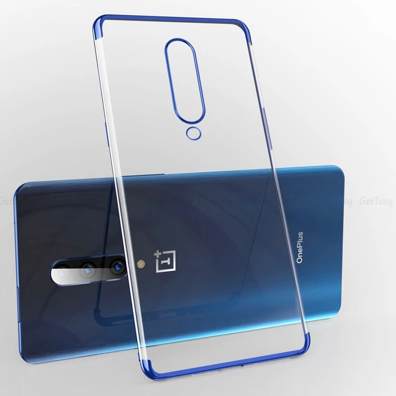 

Electroplated Clear Phone Case For oneplus 7T Pro 6 6T Plating TPU Silicon Transparent Soft Cover For One Plus 8 Nord Z Fundas