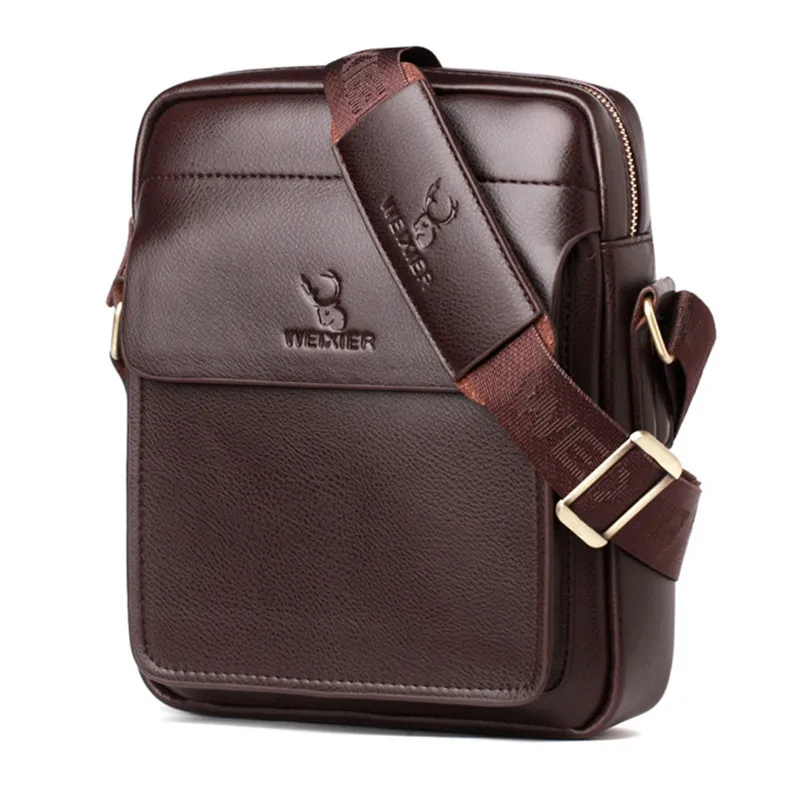 

W1008 WEIXIER men's shoulder bag small backpack diagonal bag business casual bag