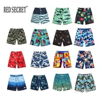 

Men's quick-drying summer floral print surfing seaside casual shorts fashion five pants wholesale male