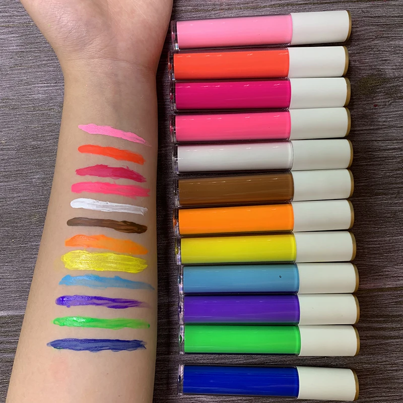 

Best Quality No Logo Long Lasting liquid eyeliner waterproof Liquid Eyeliner Colorful Private Label Liquid Eyeliner, 12colors to choose