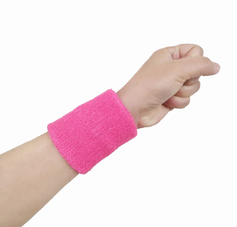 

Wholesale nice price fashion Colorful Sweat Towel Wrist Brace Cotton Sport Support Belt