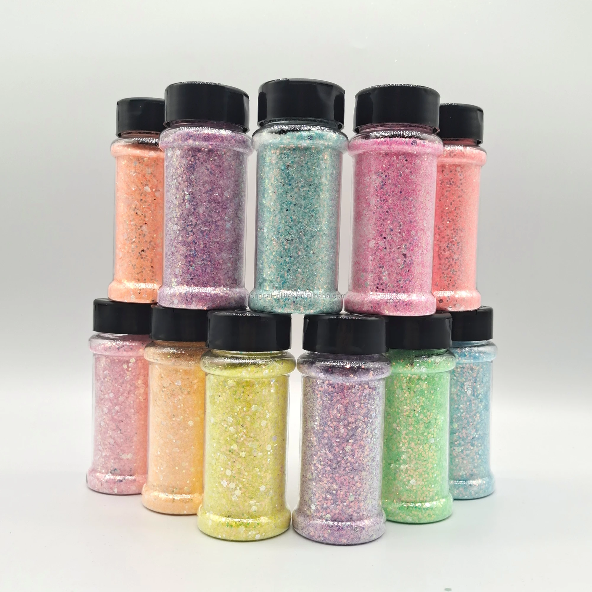 Wholesale Polyester Chunky Mix Glitter for Resin Crafts Glitter Christmas Decorations