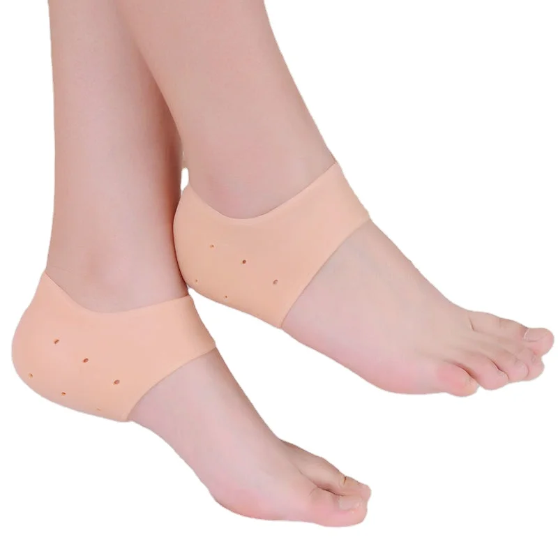 

Soft Foot Care Silicone Invisible Height Increased Insoles Sock Silicone Pad for Heel Protector Silicone Heel Pads