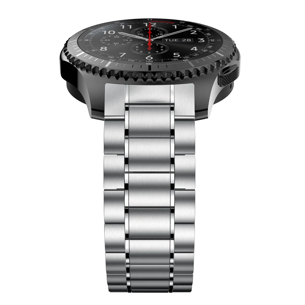 

2020 High Quality Adjustable Stainless Steel Watch Bands for Samsung Gear s3 Frontier 22mm Classic
