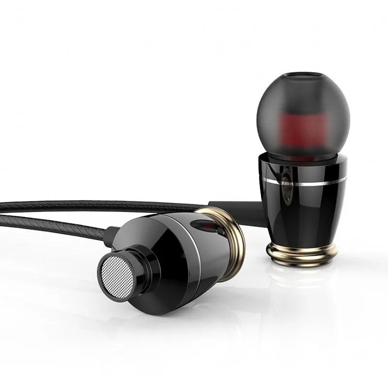 

Professional Headphones Headset Manufacturer OEM Mobile Earphones With Microphone, Black silver red