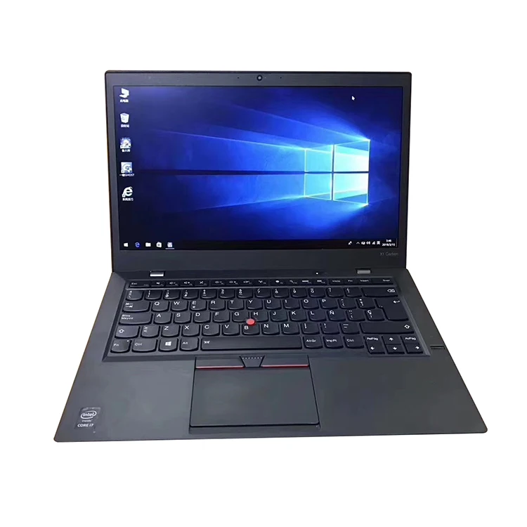 

wholesale used laptop computer X1 Carbon intel I5 I7 14inch Ultra-thin second hand refurbished notebook Computer gaming laptop, Black