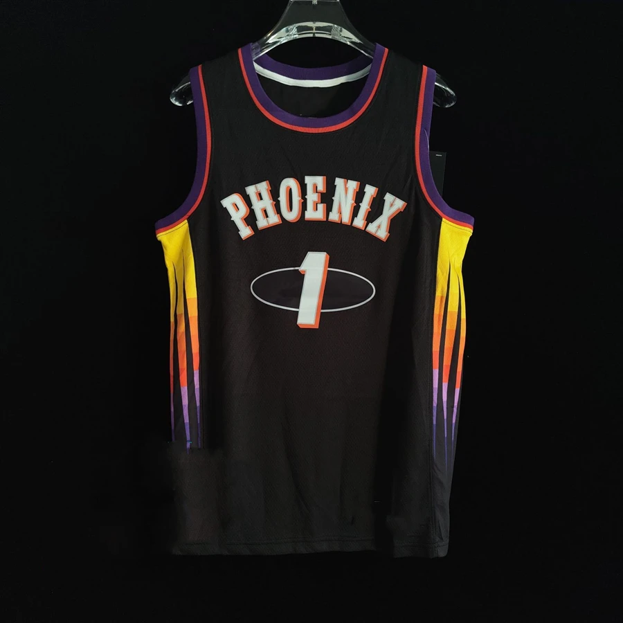 

Hot Men's Phoenix City Edition Suns Custom Logo Basketball Jersey Uniforms The Valley jerseys 1 Devin Booker 13 Nash 22 Ayton