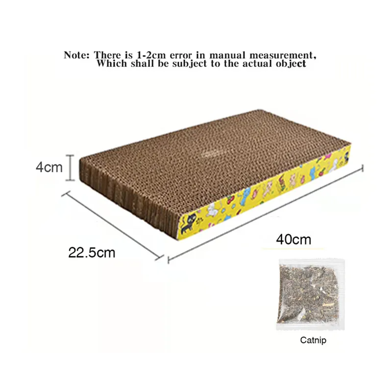 

Pet Cat Scratching Board with Organic Catnip, Customized