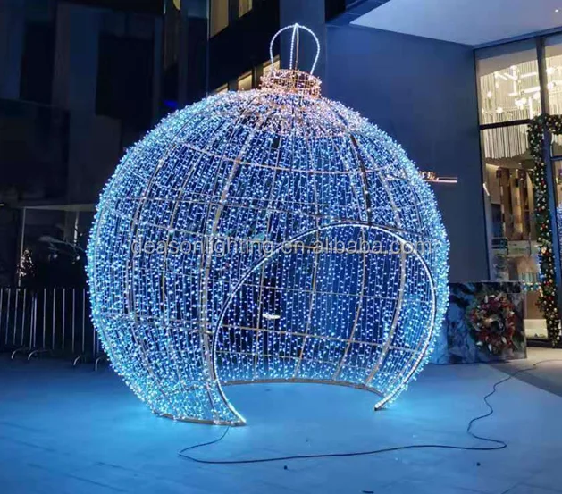 Outdoor Christmas Lighted Balls - Buy Giant Christmas Light Ball,Large ...