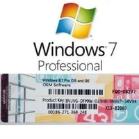 

Computer Software System Genuine key COA STICKER online download Windows 7 Pro Professional Coa License Sticker Win 7 pro key
