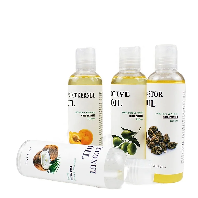 

private label natural organic hair growth face skin body massage black castor grape seed grapeseed sweet almond carrier oil