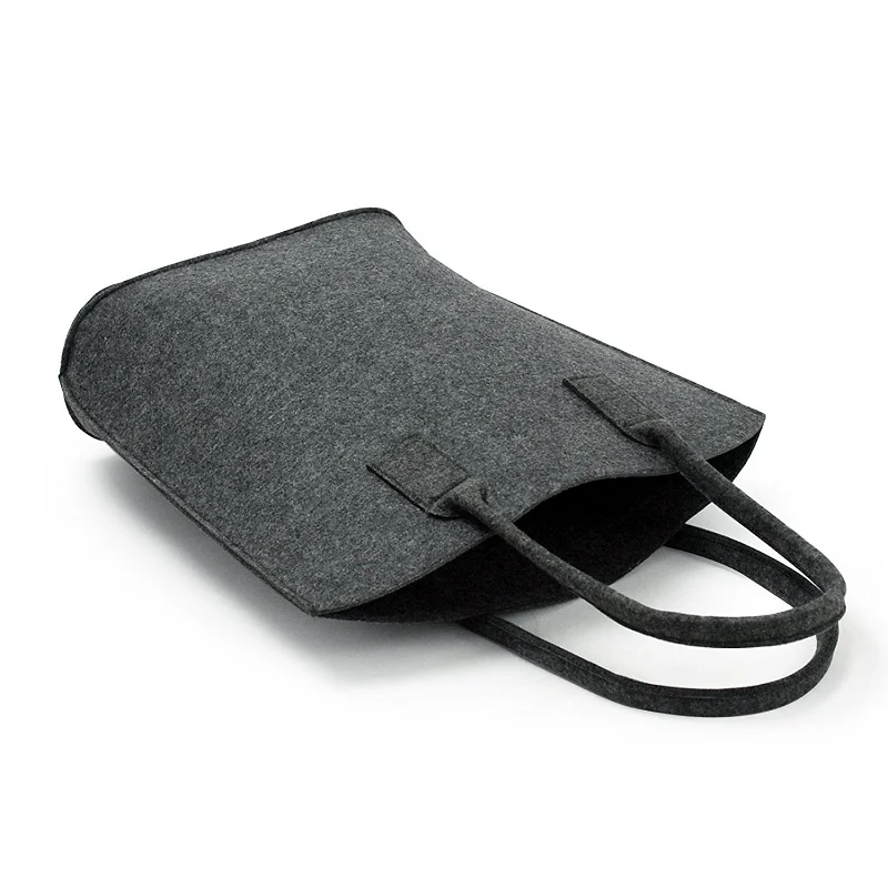 oem logo for you felt shopping bag with aluminium