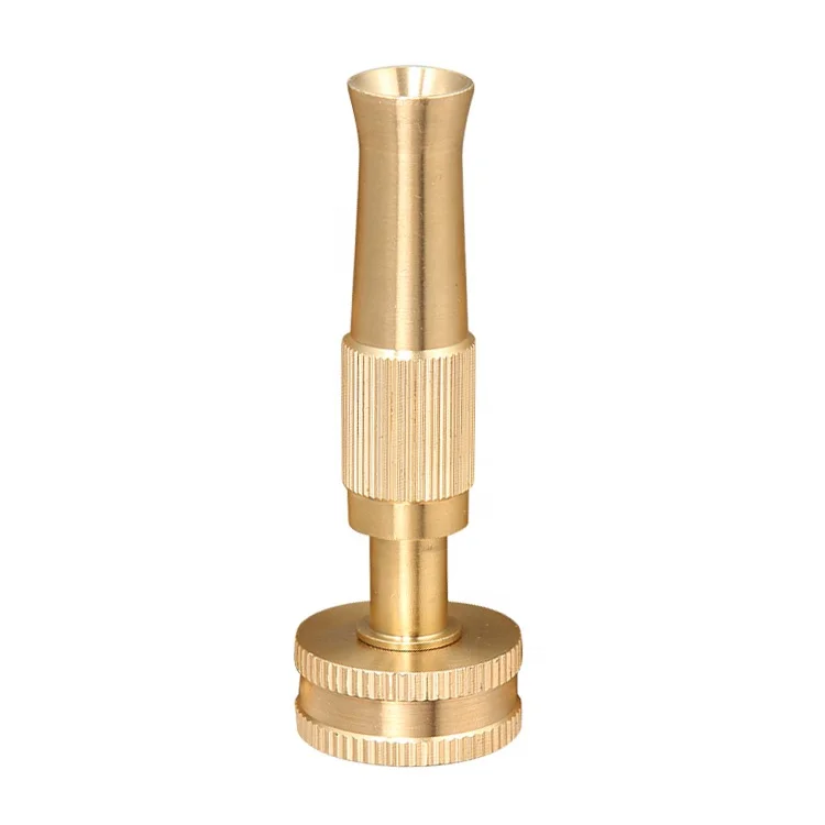 

3/4" Brass Adjustable Garden Hose Spray Nozzle Garden Watering