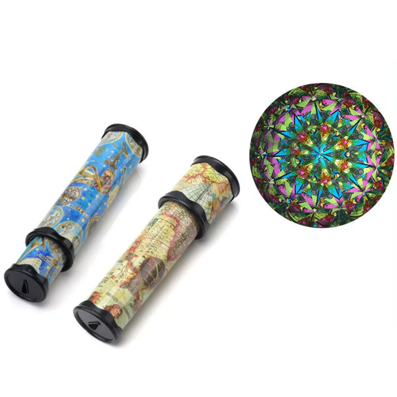 

Wholesale 1-2 Kaleidoscope children's toys multi prism adult nostalgia toys