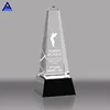 K9 Crystal 3D Laser Golf Statues Cube Golf Trophy For Gifts