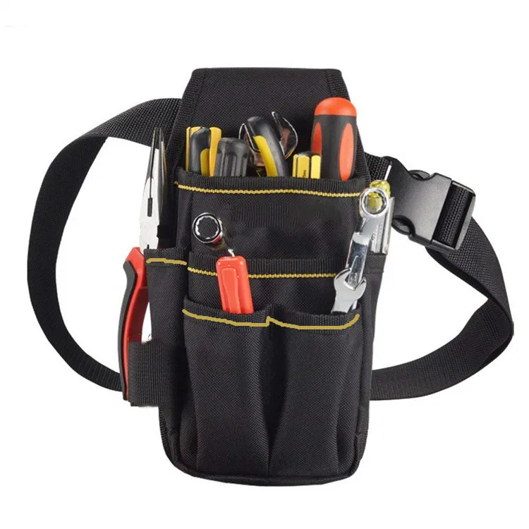 Practical Lightweight Adjustable Canvas Small Tool Kit Belt Bag