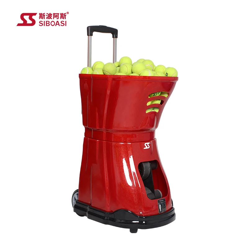 

SIBOASI Automatic Tennis Ball Training Machine Feeding Tennis Ball Machine With Remote Control