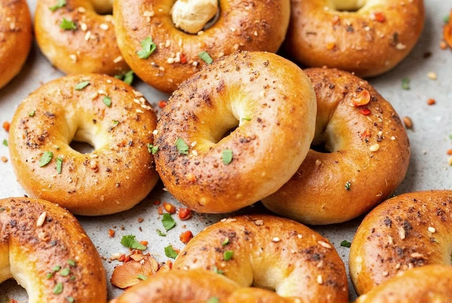 Bagel seasoning products on a shelf