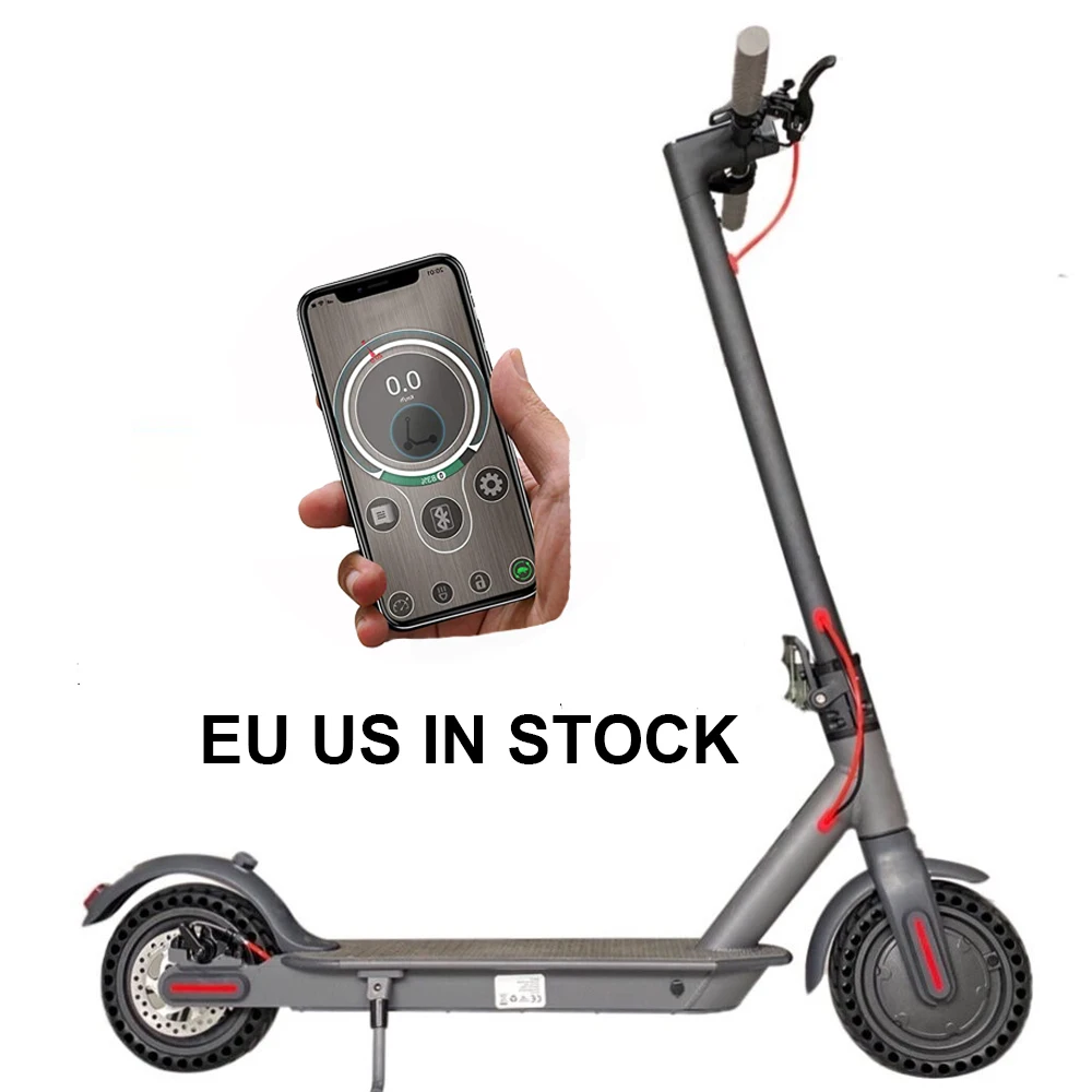 

USA EU DropShipping DDP Free Duty Shiping Aluminum Alloy Trotinette Elwctric Scootr Finance Elektrische Mope Electric Scooter