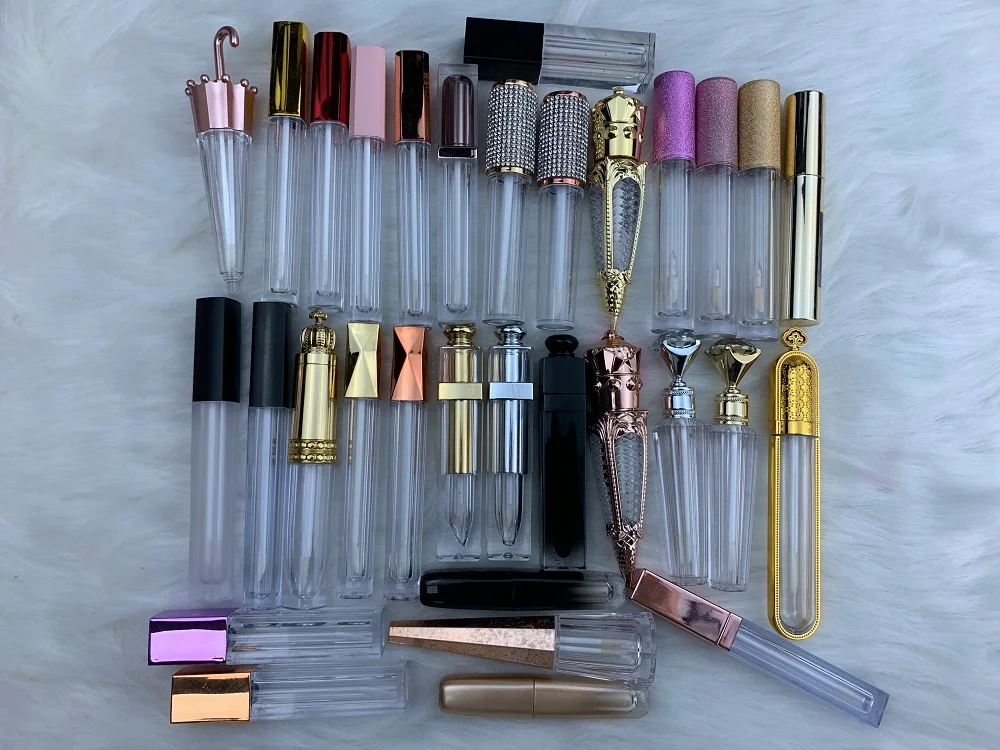 10ml Big Applicator Lip Gloss Containers Tube Clear Lipgloss Lipstick