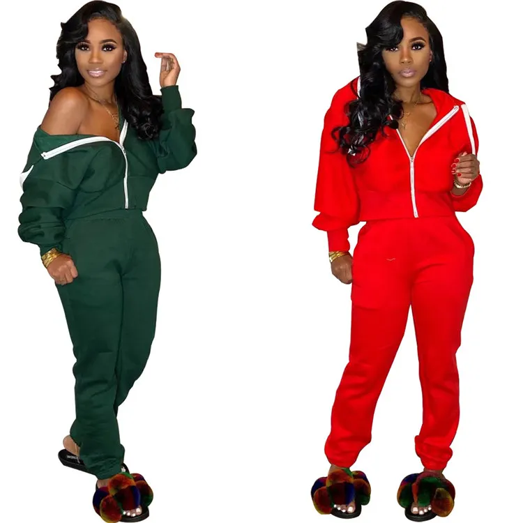 

Womens Sports Suits Hooded Tops Sportswear Jogging Sport Set Tracksuit 2piece Set Woman Multicolor Two Piece Outdoor Suit