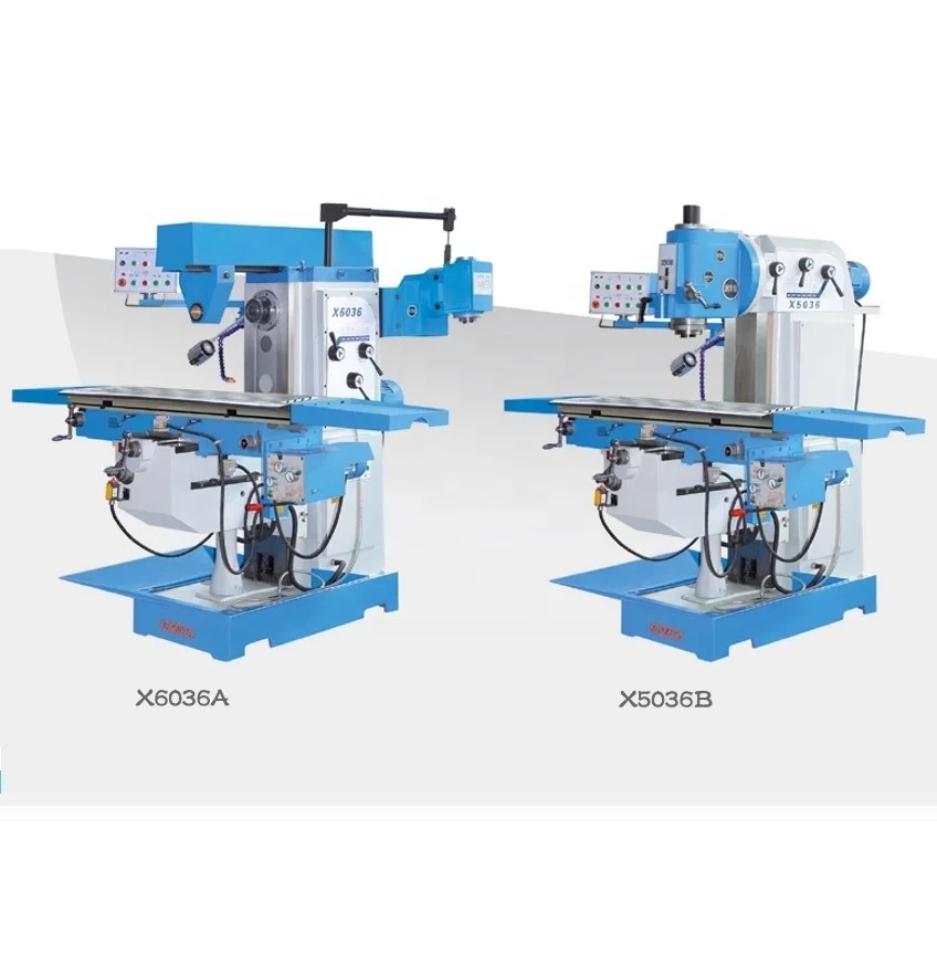 
3 year warranty senior quality X6036/X5036/X6432 Series well sold cnc vertical small mini universal milling machine 