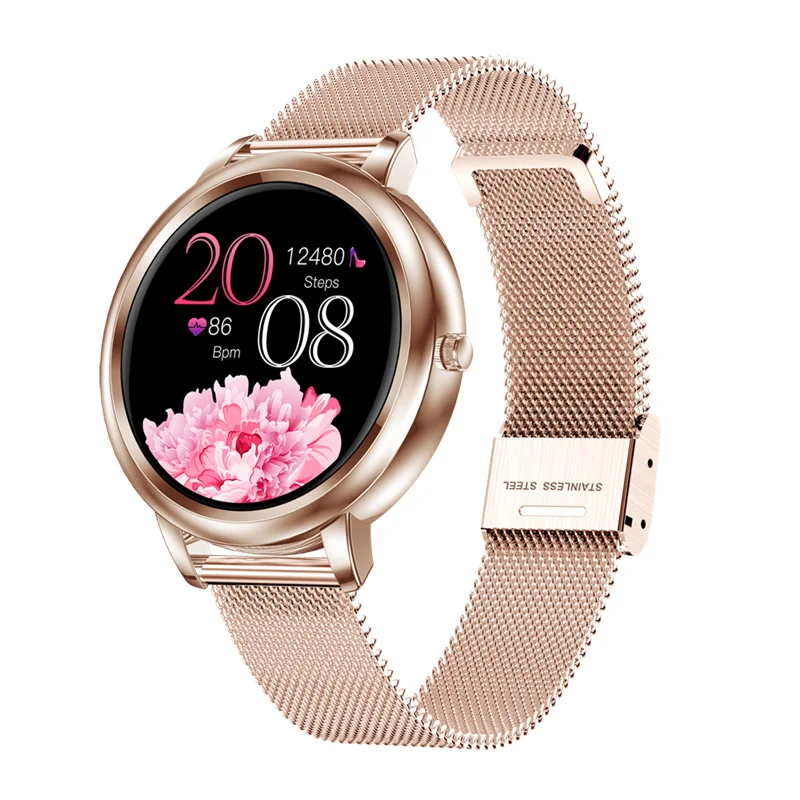 

MK20 Touch Smart Watch Bracelet for Women 2021, Silver,gold,pink