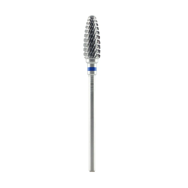 

Strong Power Tungsten Carbide Flame Shape Pedicure Nail Drill Bit, Silver