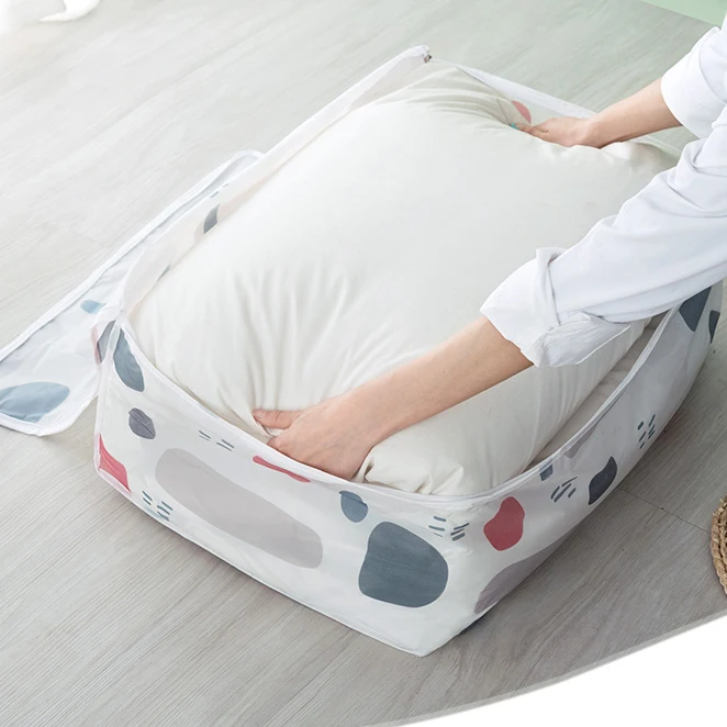 

Portable Large Size Clothing Pouch Pillows Quilt Organizer bag storage bag