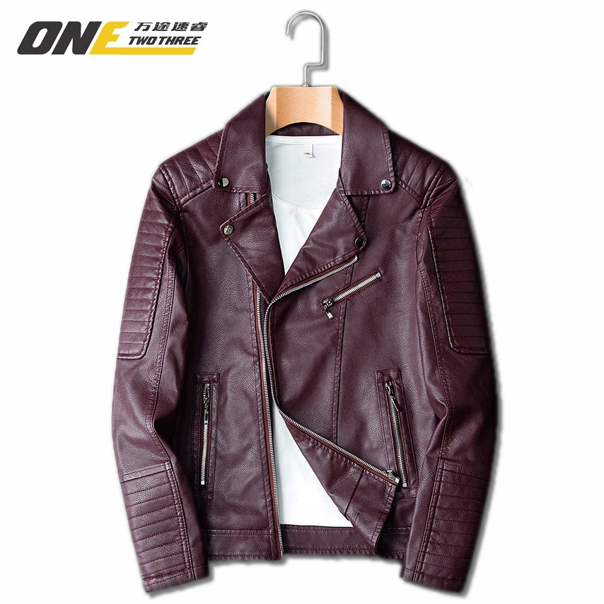

business style leather jacket mens bomber jacket custom, As the picture