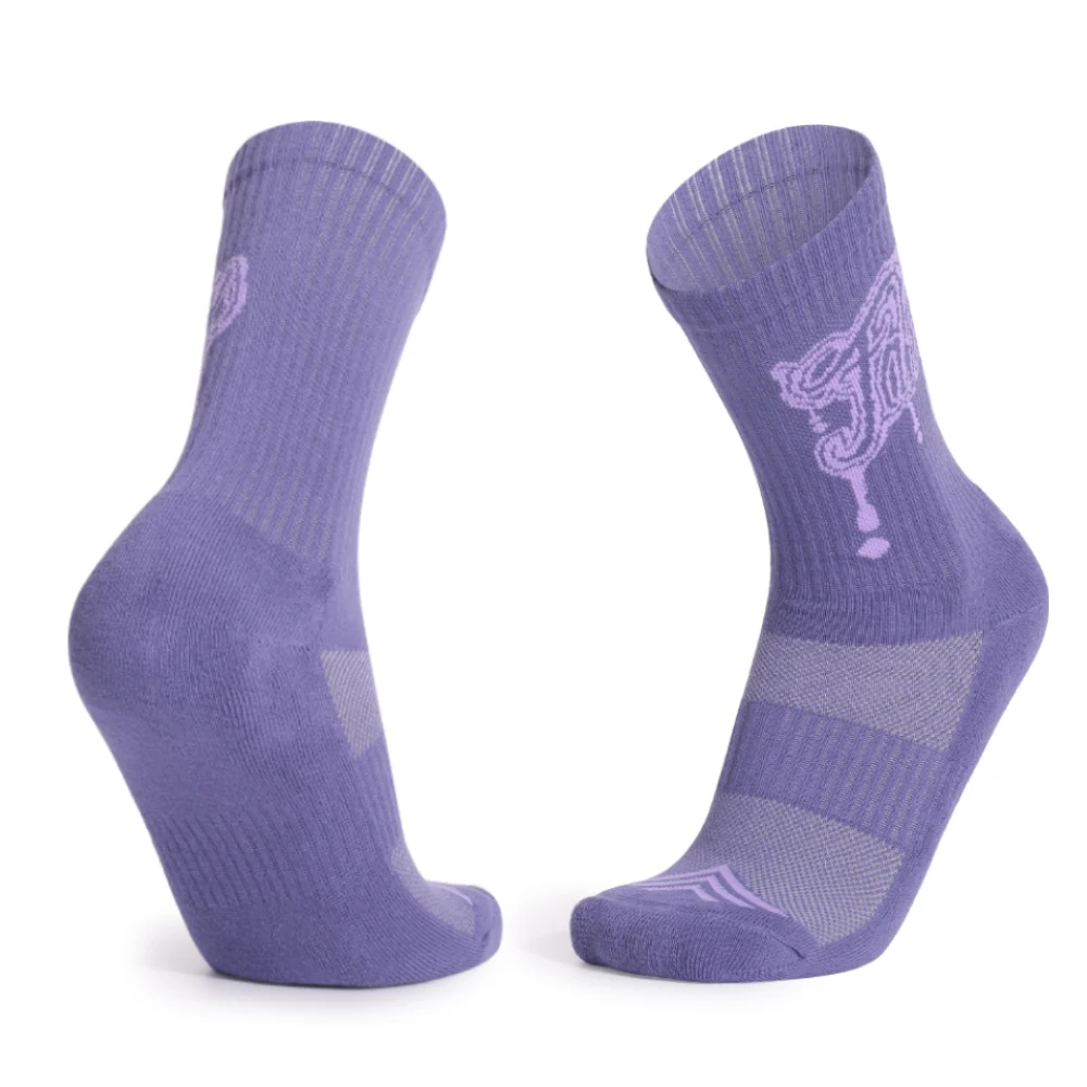 

Custom Logo Pure Colored Mid-Calf Cushioned Sport Teen Young Girls Tube Socks