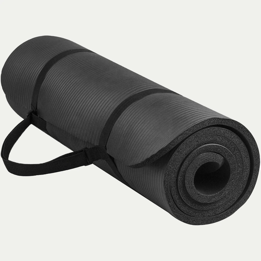 

1/2-Inch Extra Thick High Density Anti-Tear Exercise foldable Yoga Mat with Carrying Strap, Customized