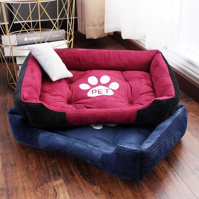 

OEM Customized Washable Warm Bone Pet Sofa Pet Dogs Bed For Small Medium Large Dogs