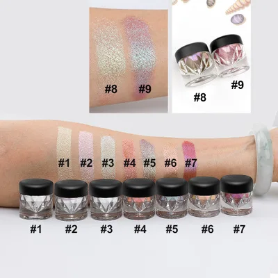 

Hot sale high pigmented glitter diamond loose eyeshadow powder
