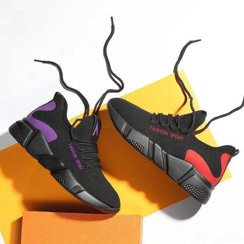 

Wholesale Cheap Comfortable Casual Sneaker Breathable Non-slip Wear-resistant Outdoor Walking woman Sport Shoes