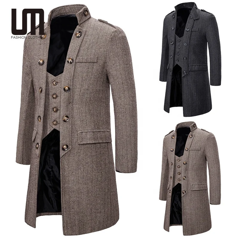 

Liu Ming Autumn Winter Fashion Men Casual 2023 New Arrivals Windbreaker Slim Jacket Long Trench Coat