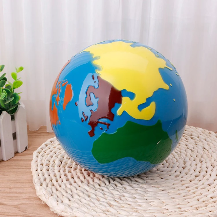 
montessori teaching tools kids educational geography earth structure model 