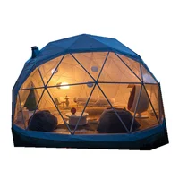 

8m small aluminium geodesic garden igloo tent / four season multipurpose igloo pvc tent