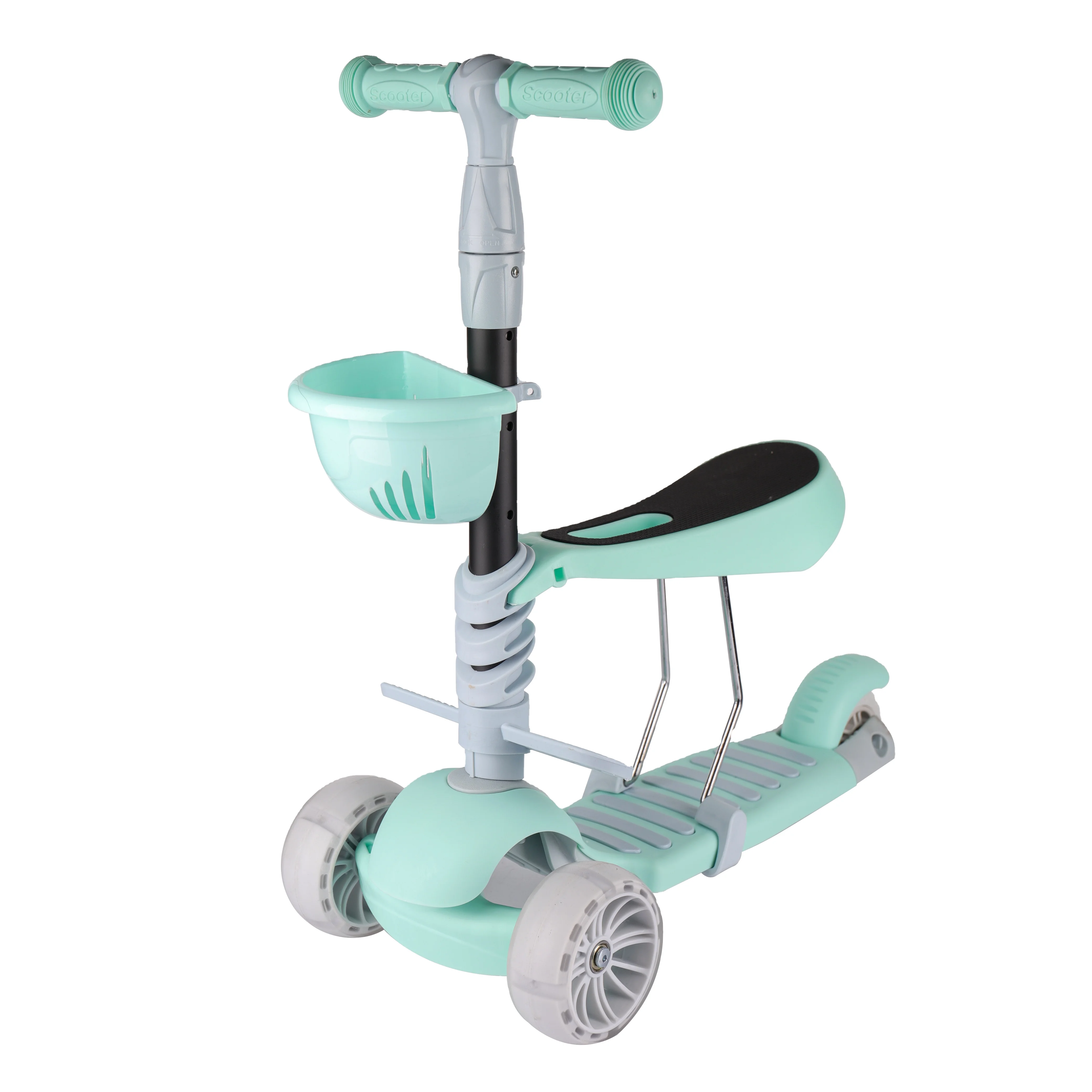 

Good price baby children scooter with PU flashing wheel for kids