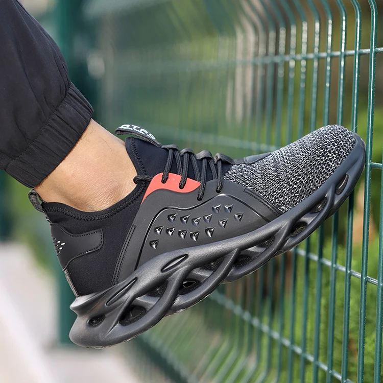 magic strap mesh esd working shoes