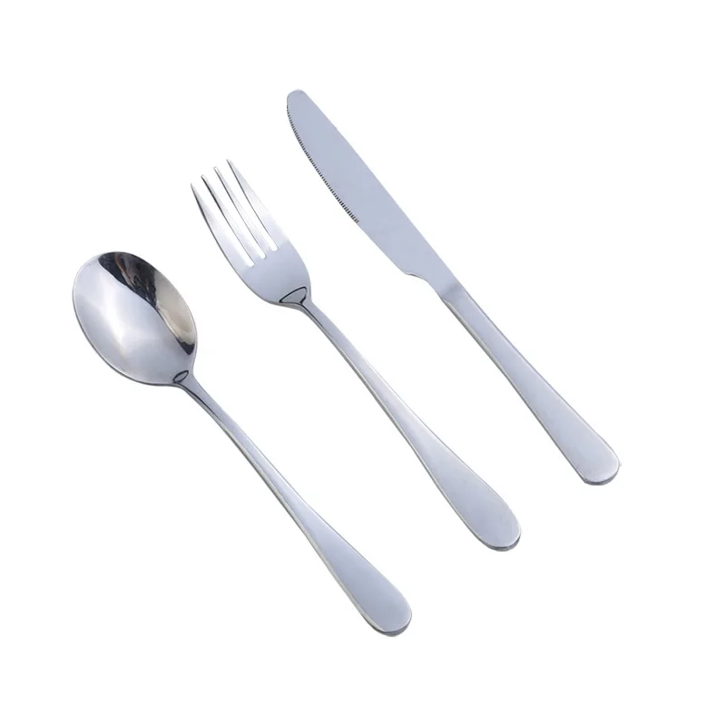 

Stainless steel tableware restaurant tableware steak knife fork spoon 3 sets
